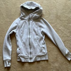 nwot lululemon full zip scuba